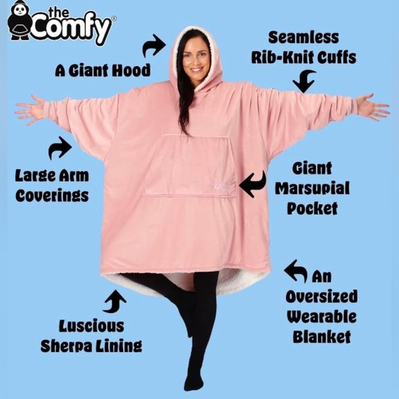 ‘The Comfy’ Oversized Blanket NWOT - Picture 7 of 8